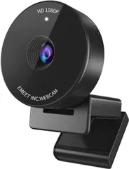 【即日発送】コンパクトサイズ パソコンカメラ 目隠しカバー 200万画素 内蔵マイク HD1080P skype会議用PCカメラ 個人会議最適 Windows ウェブカメラ (Win788.11011)、macOS C950 (10.10及以上) EMEET
