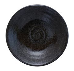 【人気商品】電子レンジ 直径約21cm 食洗機対応 中皿 シンプル カレー皿 無地 パスタ皿 ブラック 黒耀 日本製 美濃焼 133-80902
