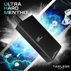 TARLESS NEXT（ターレスネクスト）スターター（バッテリー1個・カートリッジ ウルトラハードメンソール 1個）ベイプ 本体 持ち運びシーシャ vape 電子タバコ 爆煙