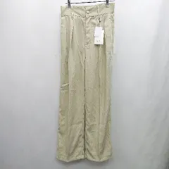 ◇ ⊂ ◎●未使用● BONLECILL タックパンツ サイズL グリーン レディース E  【1501160008534】