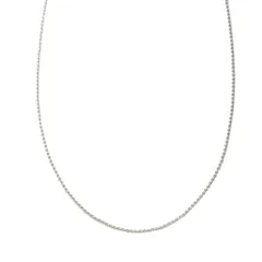 【D：シルバー × 40cm】[Cream dot. クリームドット公式] ネックレス レディース   ステンレス製 金属アレルギー つけっぱなし サージカルステンレス 1mm幅 極細 ショート スキンジュエリー 5タイプ 大人