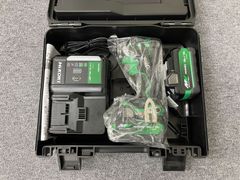 新品★HiKOKI (ハイコーキ) 18V インパクトドライバー WH18DC(2XPZ) アグレッシブグリーン バッテリー2個・充電器・ケース付　【E4/A181】