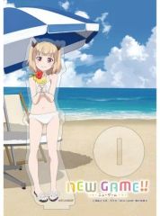[중고] 아크릴 스탠드 아크릴 패널 이이지마 윤(수영복) 아크릴 스탠드 [NEW GAME!!]
