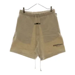 FEAR OF GOD ESSENTIALS (フィアオブゴッド エッセンシャルズ) SHORT PANTS リフレクターロゴ スウェットハーフパンツ ショーツ グレー