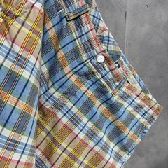 90〜00s Polo by Ralph Lauren インディアマドラスチェックショートパンツ