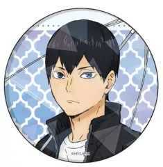 【中古】バッジ・ピンズ 影山飛雄 「ハイキュー!! ホログラム缶バッジ(65mm) 01.レインver.」