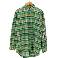 ポロバイラルフローレン Polo by RALPH LAUREN CLASSIC FIT ポニー刺繍 ボタンダウン チェックシャツ メンズ import：S 