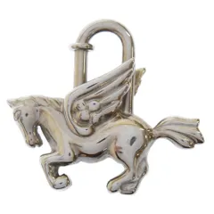 HERMES (エルメス) 1993年限定 ペガサス カデナ チャーム ペンダントトップ キーホルダー シルバーのサムネイル