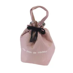 ☆ NailPink ☆ ランチ巾着バッグ Sサイズ ランチバッグ 巾着 S 巾着袋 巾着バッグ ランチバック お弁当バッグ 保冷バッグ 保冷バック サブバッグ サブバック お弁当入れ トートバッグ 保冷 保温 撥水 ミニ 小さめ お弁当 アウトドア