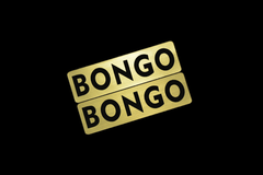 EEE-603-1 BONGO 金黒 アクリル2層 ステッカー マツダ ボンゴ トラック バン フレンディ ブローニィ カスタム 前期 後期 2枚1セット