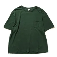 00's オールドネイビー コットン ポケットTシャツ 半袖 (XXL) 緑 ポケT 無地 シングルステッチ 旧タグ オールド GAP ギャップ OLD NAVY Y2K　アメリカ古着 USED  ビンテージ ヴィンテージ