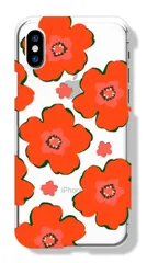 iPhone8 iPhone7 ケース カバー アイフォン8 アイフォン7 スマホケース ハードケース 北欧風 お花 フラワー 花柄 大人 かわいい 可愛い きれい おしゃれ クリア 透明 カラー01