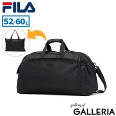 フィラ ボストンバッグ FILA セグレート 2WAY ボストン ショルダー 52L 60L A3 大容量 大きめ 旅行 修学旅行 子供 メンズ レディース 7837 クロxクロのサムネイル