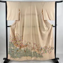 加賀友禅 小林喜代美 落款入 色留袖 一つ紋 染め紋 鏡裏文 さが美扱い 正絹 ki3744n-1.jpg