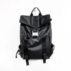 未使用✨マンダリナダック レザー　リュック  ブラック　メンズ MANDARINA DUCK レザーバックパック - メルカリ