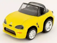 【中古】ミニカー スズキ カプチーノ(イエロー) 「ちびっこチョロQコレクション Vol.4」のサムネイル