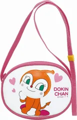 【在庫処分】幼児用 ドキンちゃん 15.5×12×3.5cm ポシェット ふっくら それいけ!アンパンマン 日本製 伊藤産業
