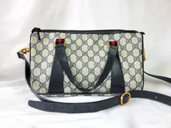 美品】GUCCI ショルダーバッグ PVC レザー マイクロGG 総柄