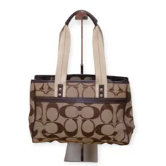 【美品】コーチ　シグネチャー　トートバッグ 11951　レディース メンズ　ユニセックス　ブランドバッグ　COACH　秋バッグ　TYB0024
