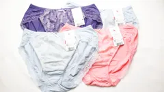 大特価まとめ売り! 新品タグ付 【４枚セット ワコール ノーマルショーツ ショーツ Wacoal L 型番：PMM194 カラー：VI/BU/RP】