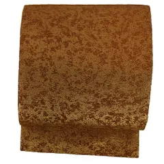 袋帯 本金箔アート平文 茶 金 ゴールド 正絹 西陣織 全通 お仕立て上がり 和装 着物 シンプル 礼装用 フォーマル 結婚式 入学式 卒業式 入園式 卒園式 七五三 お宮参り お茶会 新品 かわいい おしゃれ かっこいい 粋 モダン 六通 No.6-1625