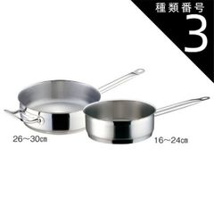 3個セット】北陸アルミ グルメステージAL フライパン 30cm 3本セット
