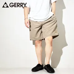 GERRY 水陸両用 ナイロン ハーフパンツ メンズ 速乾 ショートパンツ 短パン 川 海 水着 男女兼用 ユニセックス バギーショーツ サマーショーツ さらさら 涼しい 軽量 軽い 薄い ナイロン 100％ S M L LL XL ベージュ 079190