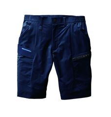 バートル BURTLE  ショートカーゴパンツ(ユニセックス) 9707 ネイビー  【 9707 ネイビー サイズ M 】
