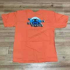 【XL】 Stussy ステューシー 半袖 Matt Mignanelli Tシャツ オレンジ 青ロゴ SSリンク (62)