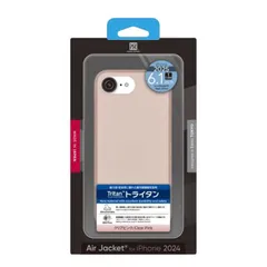 【 新品 未開封 】   パワーサポート iPhone 16e ケース Air Jacket クリアピンク PLSE-75 未使用 送料無料のサムネイル