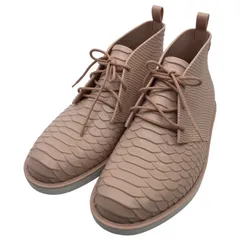 melissa(メリッサ) CHUKKA BOOTS PYTHON BAJA EAST チャッカー ブーツ パイソン ラバー 39(24.5cm程度) ピンク melissa+BAJA EAST 香り付