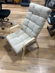 カインズ 木製ふかふか高座椅子 グレー ハイバック リクライニング