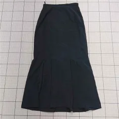 ◇ Θ NATURAL BEAUTY BASIC カジュアル ロング Aライン スカート サイズM ダークブルー系 レディース E  【1509190048216】