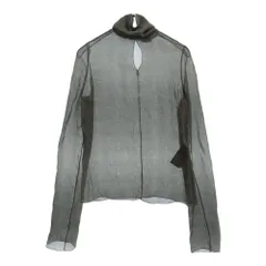 SAINT LAURENT PARIS (サンローランパリ) Checkered Silk Blouse