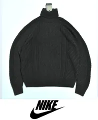新品 NIKE SWOOSH ケーブルニット タートルネック セーター【M】【L