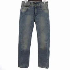 ヴィヴィアンウエストウッド Vivienne Westwood ANGLOMANIA アングロマニア Lee デニムパンツ ジーンズ ロング テーパード  刺繍 オーブ コットン 青 ブルー 28 S位 ■SM1のサムネイル