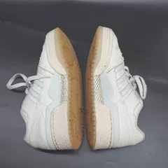 ◇ Θ adidas アディダス ローカット スニーカー シューズ サイズ240 ホワイト ライトブルー レディース E  【1504240019956】