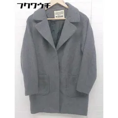 ■ McGREGOR マックレガー 比翼 コート グレー レディース  【中古】 【1108270001839】