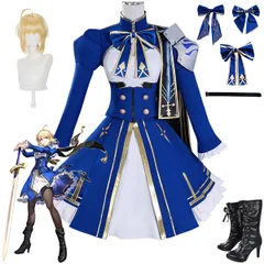 115Fate セイバー 衣装 コスプレ ウィッグ　防具　剣　フルセット Amazon.co.jp: [YUOK] Fate/stay nightセイバー コスプレ衣装