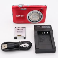 Nikon デジタルカメラ COOLPIX S2900 5倍ズーム 2005万画素 レッド S2900RD　#250216_21036059