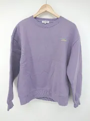 ◇ MARK GONZALES マークゴンザレス 裏起毛 バックプリント 長袖 スウェット トレーナー サイズM パープル メンズ P  【1308240015273】