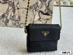 【今日特価】Prada Vintage Nylon Chain Parachute Bag プラダ ヴィンテージ ナイロン チェーン パラシュートバッグ（19×16cm）-WTO輸入