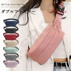 ボディバッグ レディース 50代 アウトドア キャンプ ダブルファスナー アメカジ 鞄 大きめ バッグ ウエストポーチ ウエストバッグ vii4w739929