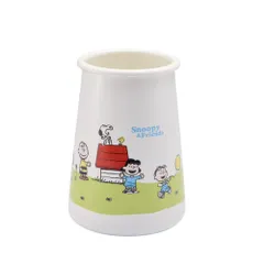 ☆ グリーンフィールド ☆ PEANUTS ホーロー ツールスタンド キッチンツールスタンド スヌーピー キッチンツール スタンド キッチンツール立て ホーローツールスタンド おしゃれ 琺瑯 ほうろう かわいい 可愛い 台所 整理 収納 お玉 菜箸 倒れにくい
