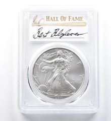 2011年 アメリカン シルバー イーグル バート・ブリレベン MS70 PCGS 