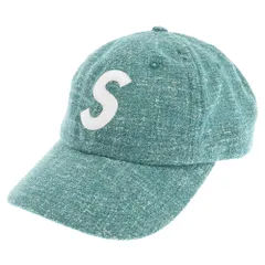 SUPREME (シュプリーム) 21SS Loro Piana Terry S logo 6 Panel ロロピアーナ テリー Sロゴ 6パネル キャップ グリーンのサムネイル