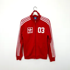 ★adidas★ アディダス トラックジャケット 3FOIL TT ジャージ トレフォイルロゴ ホワイトライン 3ストライプ レッド
