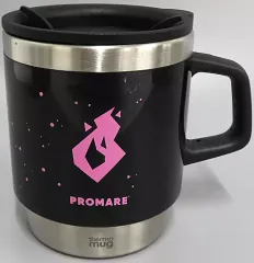 【中古】マグカップ・湯のみ バーニッシュフレア スタッキングサーモマグ(ブラック) 「プロメア×thermo mug」