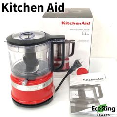 未使用 Kitchen Aid キッチンエイド 3.5カップ ミニフードプロセッサー  レッド 9KFC3516HT 箱付き 調理 家電 【送料無料】 MID6767
