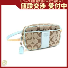 コーチ ウエストバッグ シグネチャー カーキ キャンバス
